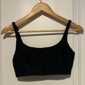 Outdoor Voices Dark Gray Charcoal Sports Bra